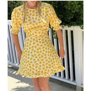New Faithfull the Brand Floral Mini Dress